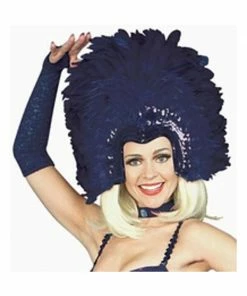 Forum Novelties Inc. Adult Purple Feathered Show Girl Headpiece Hats