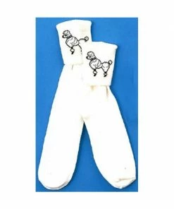 Forum Novelties Inc. Accessory Kits Adult Women's White Poodle Socks