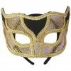Forum Novelties Inc. Masks Adult Gold Netted Mardi Gras Half Mask