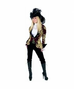 Charades Adult Elegant Pirate Lady Costume