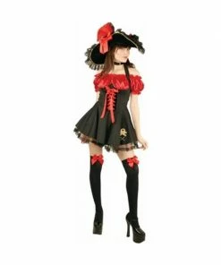 Charades Kids Costumes Teen Sassy Storybook Pirate Costume
