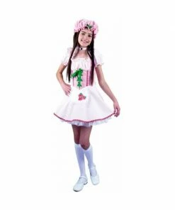 Charades Preteen Strawberry Girl Costume