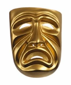 Disguise Gold Tragedy Mask