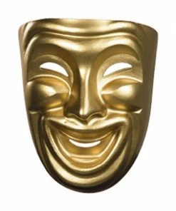 Disguise Gold Comedy Mask Masks