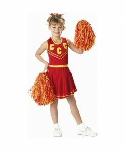 California Costume Co. Kids Costumes Child's Red & Gold Cheerleader Costume