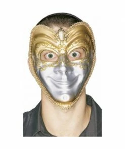 Rubies Volto Baroque Venetian Carnival Mask