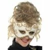 Rubies Masks White Baroque Venetian Eyemask