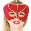Rubies Crimson Scarlet Venetian Eyemask Masks