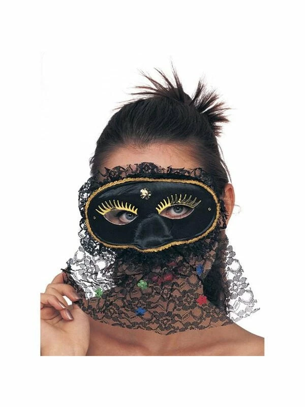 Rubies Adult Senorita Lace Costume Eyemask 3 Rubies Adult Senorita Lace Costume Eyemask