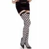 Rubies Adult Checkered Thigh Highs Costume Leggings