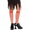 Rubies Costume Leggings Red / White Striped Knee High Socks