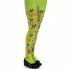 Rubies Costume Leggings Child's Lime Flower Power Tights