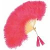 Rubies Accessory Kits Pink Feathered Fan