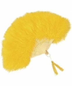 Rubies Yellow Feathered Fan Accessory Kits