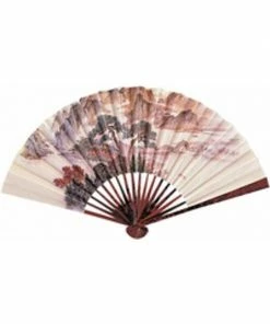 Rubies Hand Held Paper Fan