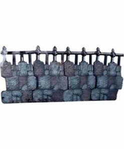 Rubies Fake Iron Cemetery Fence Kit