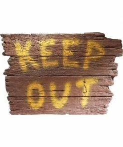 Rubies Keep Out Wall Plaque