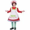 Dress Up America Kids Costumes Child's Deluxe Strawberry Costume Dress