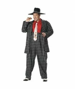 California Costume Co. Adult Plus Size Black Zoot Suit Costume Adult Costumes