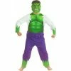 Disguise Kids Costumes Child's Deluxe Incredible Hulk Costume