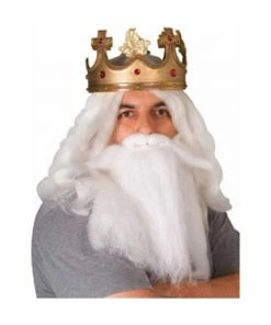 Rubies King Neptune Costume Beard And Mustache Set