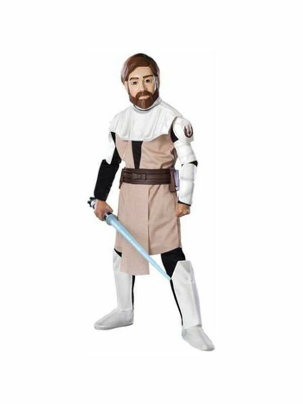 Rubies Child Clone Wars Deluxe Obi Wan Kenobi Costume 3 Rubies Child Clone Wars Deluxe Obi Wan Kenobi Costume