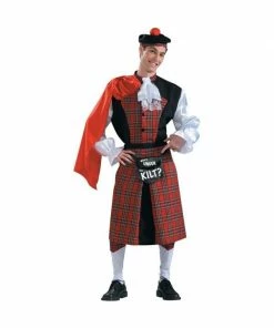 Forum Novelties Inc. Adult Costumes Adult Scottish Kilt Funny Men's Costume
