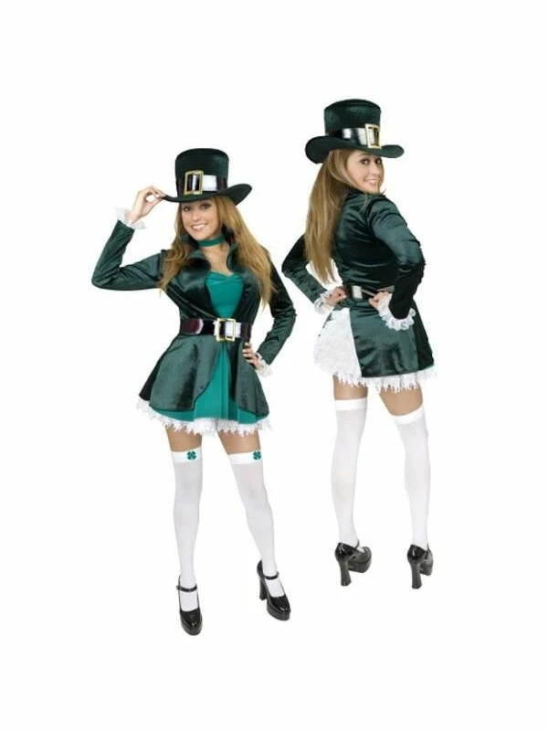 Charades Adult Sexy Leprechaun Costume 3 Charades Adult Sexy Leprechaun Costume