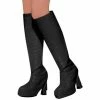 Forum Novelties Inc. Adult Black 60's Go Go Boot Tops Shoes & Boots