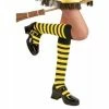Charades Childs Black & Yellow Knee High Striped Socks 2 Charades Childs Black & Yellow Knee High Striped Socks