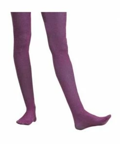 Charades Costume Leggings Adult Solid Purple Nylon Tights
