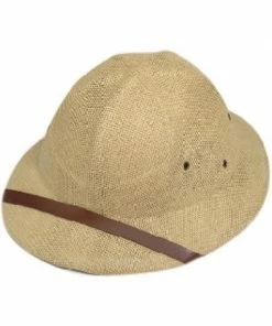 J Hat Hats Adult Tan Safari Pith Helmet Hat