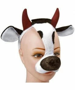 J Hat Adult Cow Animal Headpiece