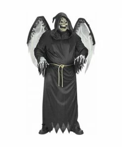 Fun World Adult Plus Size Winged Reaper Costume