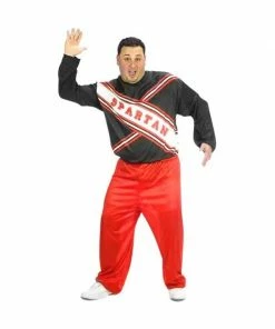 Fun World Adult Costumes Adult Plus Size Spartan Male Cheerleader Costume