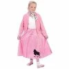 Fun World Childs Grease Poodle Skirt And Sweater Costume 2 Fun World Childs Grease Poodle Skirt And Sweater Costume