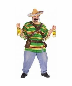 Fun World Adult Costumes Adult Plus Size Mexican Tequila Shot Costume