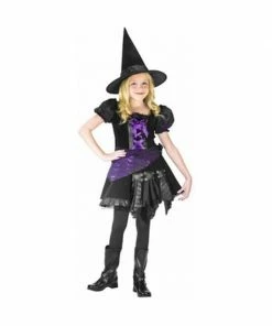 Fun World Kids Costumes Childs Purple Punk Witch Costume