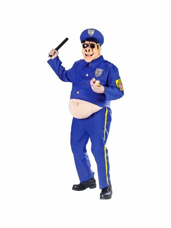 Fun World Adult Fat Police Pig Costume Adult Costumes 3 Fun World Adult Fat Police Pig Costume Adult Costumes