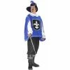 Fun World Adult Costumes Adult Blue Musketeer Costume