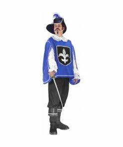Fun World Adult Costumes Adult Blue Musketeer Costume