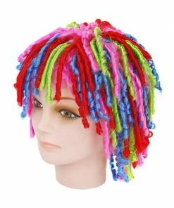 Fun World Adult Curly Locks Multicolored Wig Wigs