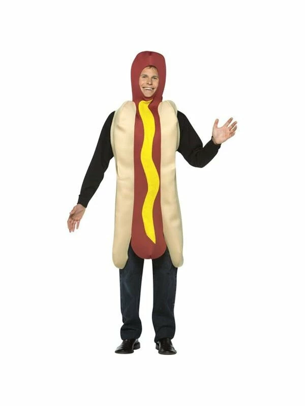 Exclusive Adult Costumes Adult Light Weight Hotdog Costume 3 Exclusive Adult Costumes Adult Light Weight Hotdog Costume