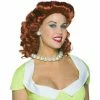 Rasta Imposta Adult Red Vintage Housewife Wig