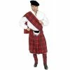 Charades Adult Scottish Kilt Costume