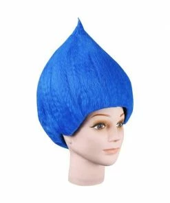 Lacey Wigs Deluxe Blue Troll Wig