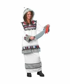 Funny Fashion Adult Costumes Women's Deluxe Eskimo Costume