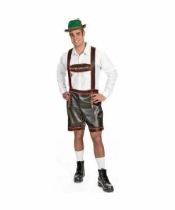 Funny Fashion Adult Costumes Adult Bavarian Lederhosen Costume