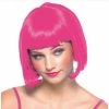 Funny Fashion Women's Pink Bob Wig With Bangs