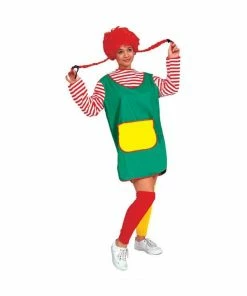 Funny Fashion Adult Costumes Adult Peppy Swedish Girl Costume